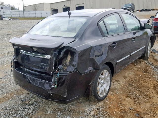 3N1AB6AP4BL613566 - 2011 NISSAN SENTRA 2.0 BLACK photo 4