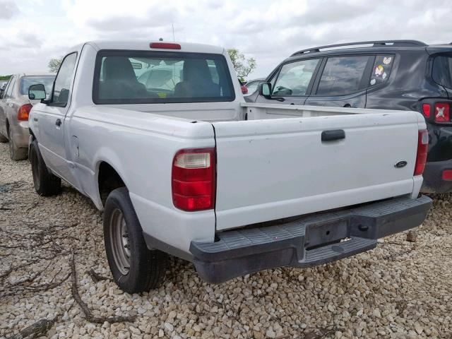 1FTYR10D25PA44551 - 2005 FORD RANGER WHITE photo 3