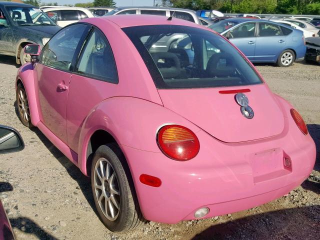 3VWBB61C4WM032256 - 1998 VOLKSWAGEN NEW BEETLE ვარდისფერი ფოტო 3