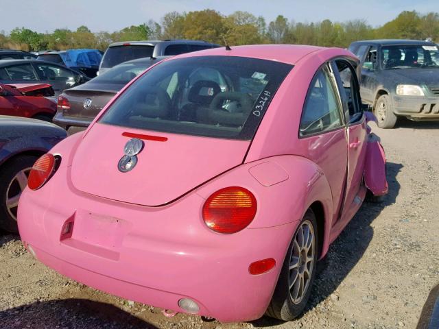 3VWBB61C4WM032256 - 1998 VOLKSWAGEN NEW BEETLE ვარდისფერი ფოტო 4