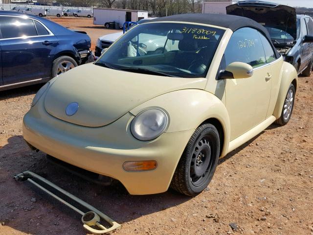 3VWCM31Y84M318908 - 2004 VOLKSWAGEN NEW BEETLE Sarı foto 2