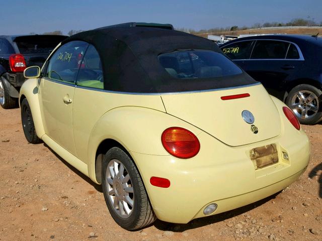 3VWCM31Y84M318908 - 2004 VOLKSWAGEN NEW BEETLE Sarı foto 3