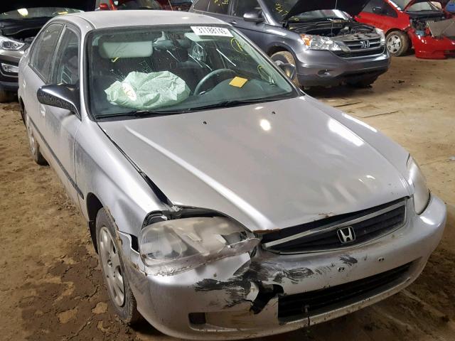 2HGEJ6616YH917491 - 2000 HONDA CIVIC BASE SILVER photo 1