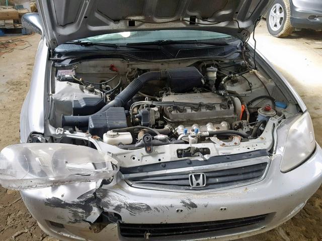 2HGEJ6616YH917491 - 2000 HONDA CIVIC BASE SILVER photo 7