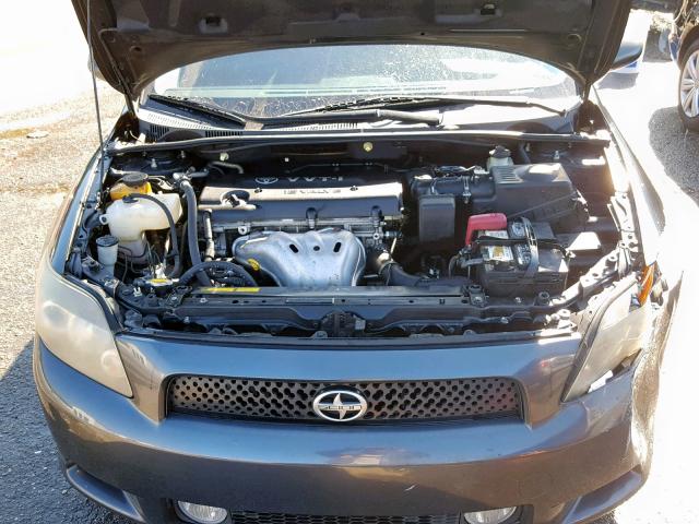 JTKDE167X90282750 - 2009 TOYOTA SCION TC GRAY photo 7