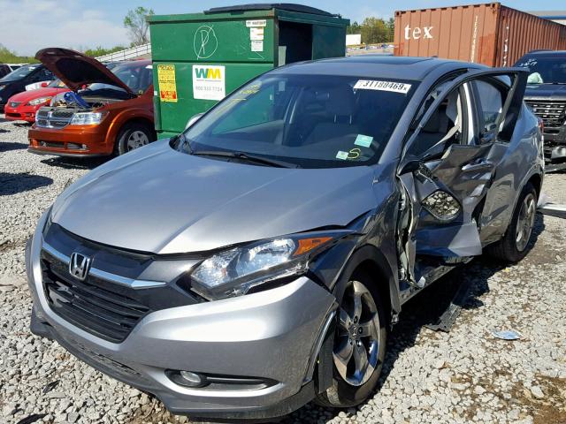 3CZRU5H55HG706259 - 2017 HONDA HR-V EX SILVER photo 2