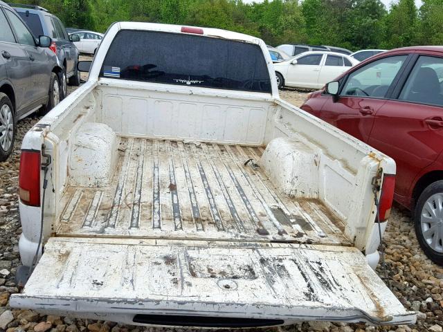 1GTCS1446WK511042 - 1998 GMC SONOMA WHITE photo 6