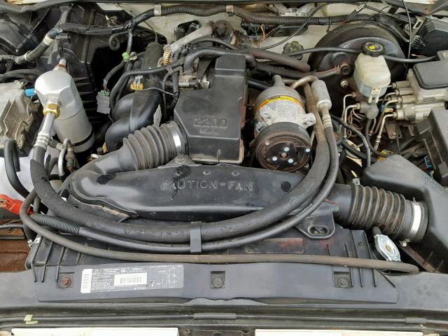 1GTCS1446WK511042 - 1998 GMC SONOMA WHITE photo 7