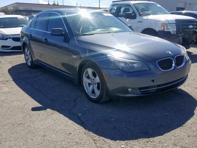 WBANV13568BZ48582 - 2008 BMW 528 XI BLUE photo 1