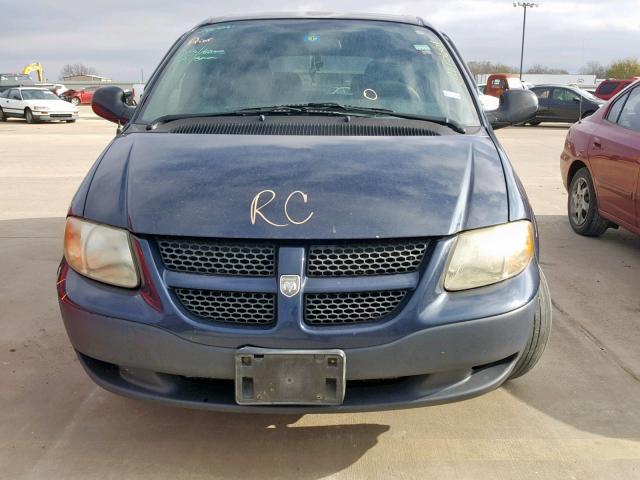 1D4GP25B54B520983 - 2004 DODGE CARAVAN SE BLUE photo 9