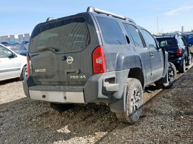 5N1AN0NW9FN661018 - 2015 NISSAN XTERRA X GRAY photo 4