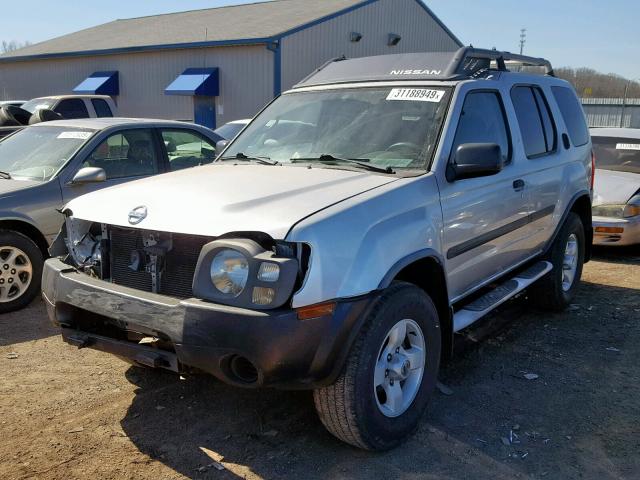 5N1ED28YX4C683115 - 2004 NISSAN XTERRA XE SILVER photo 2