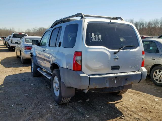 5N1ED28YX4C683115 - 2004 NISSAN XTERRA XE SILVER photo 3