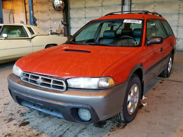 4S3BG6855X7644618 - 1999 SUBARU LEGACY OUT RED photo 2