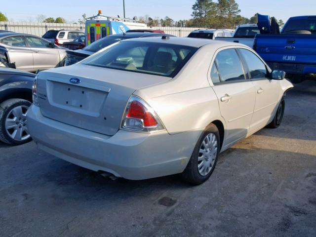 3FAHP06Z38R123782 - 2008 FORD FUSION S BEIGE photo 4