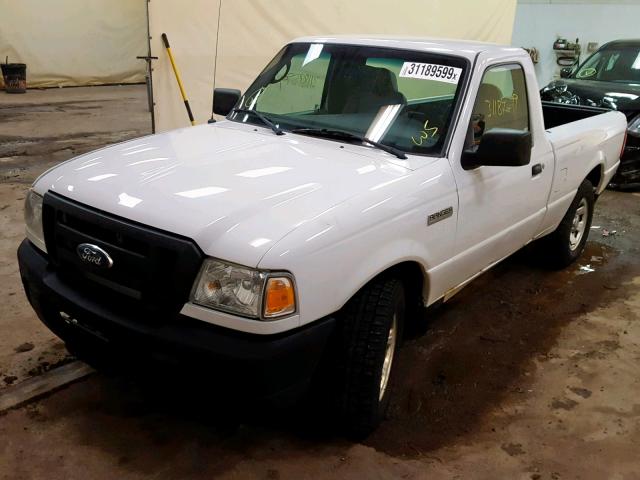 1FTYR10D29PA40084 - 2009 FORD RANGER WHITE photo 2