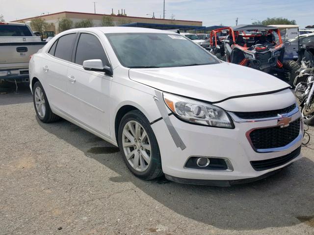 1G11D5SLXFF251295 - 2015 CHEVROLET MALIBU 2LT WHITE photo 1