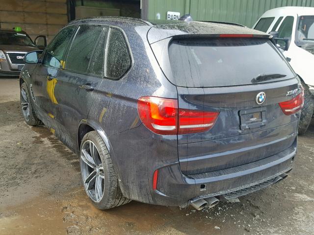 5YMKT6C5XF0C89496 - 2015 BMW X5 M BLACK photo 3