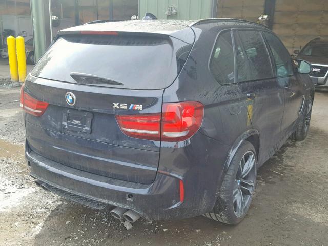 5YMKT6C5XF0C89496 - 2015 BMW X5 M BLACK photo 4