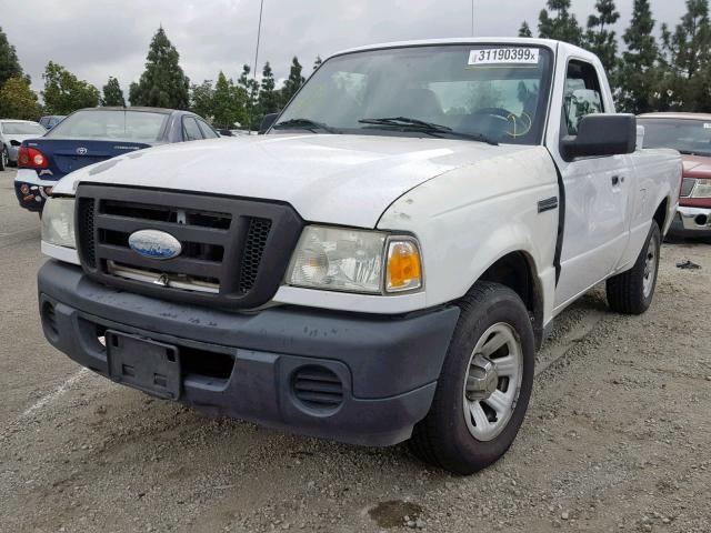 1FTYR10D69PA34854 - 2009 FORD RANGER WHITE photo 2