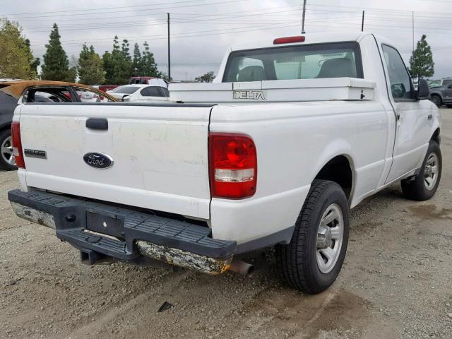 1FTYR10D69PA34854 - 2009 FORD RANGER WHITE photo 4