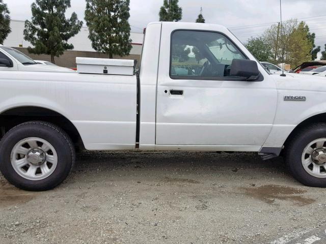 1FTYR10D69PA34854 - 2009 FORD RANGER WHITE photo 9