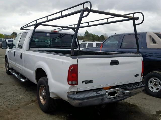 1FTNW20P93EC23464 - 2003 FORD F250 SUPER WHITE photo 3