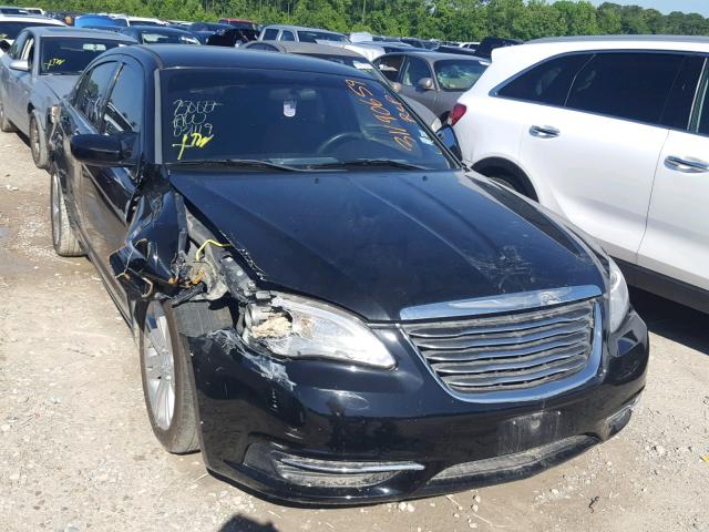 1C3CCBAB5DN697937 - 2013 CHRYSLER 200 LX BLACK photo 1