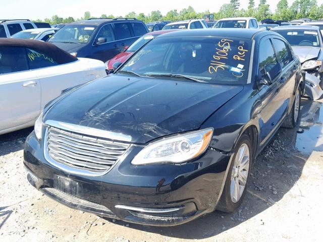 1C3CCBAB5DN697937 - 2013 CHRYSLER 200 LX BLACK photo 2