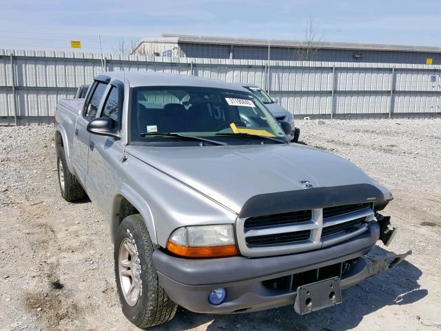 1D7HL38X93S351727 - 2003 DODGE DAKOTA QUA SILVER photo 1