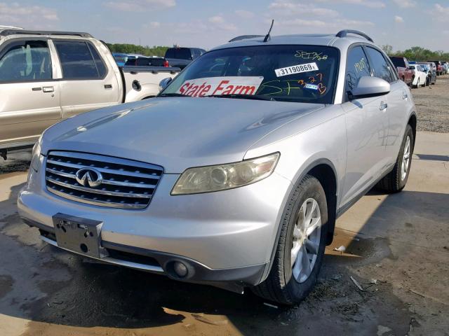 JNRAS08W66X204969 - 2006 INFINITI FX35 SILVER photo 2