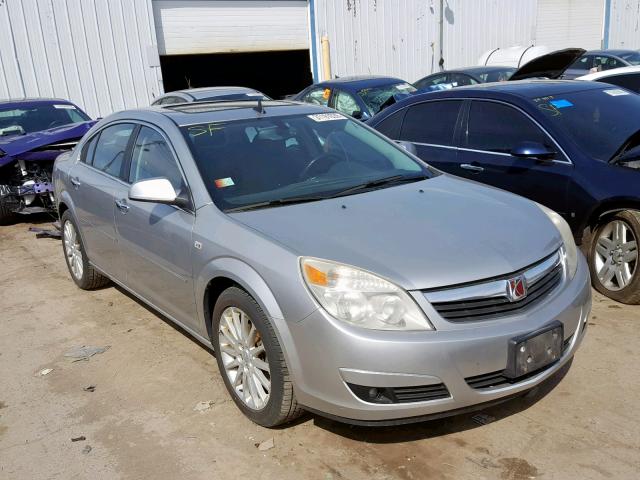 1G8ZV57768F149587 - 2008 SATURN AURA XR SILVER photo 1