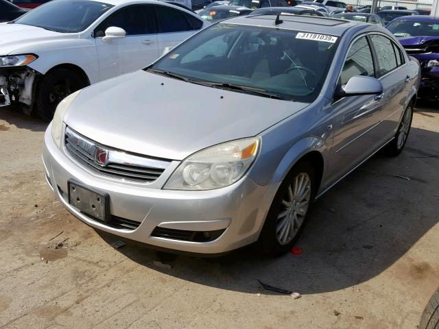 1G8ZV57768F149587 - 2008 SATURN AURA XR SILVER photo 2