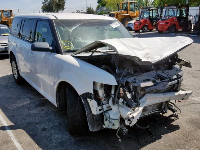 2FMGK5BC5BBD17024 - 2011 FORD FLEX SE WHITE photo 1