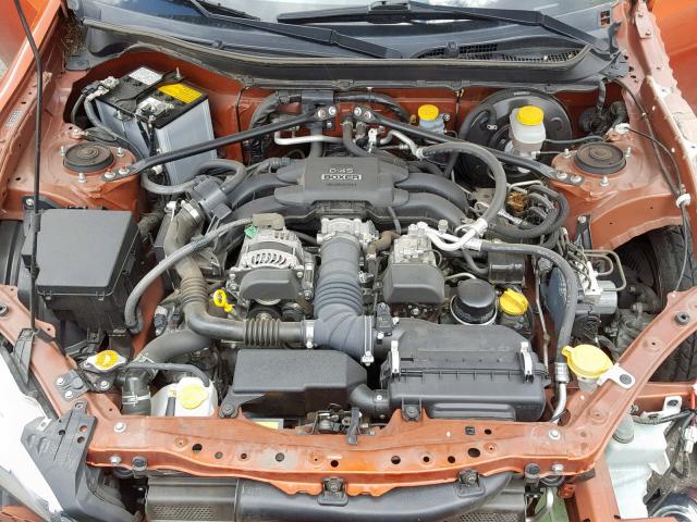 JF1ZNAA11F9707382 - 2015 TOYOTA SCION FR-S ORANGE photo 7