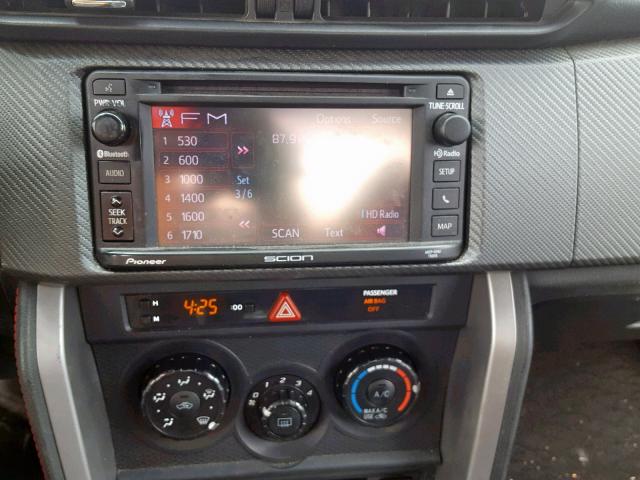 JF1ZNAA11F9707382 - 2015 TOYOTA SCION FR-S ORANGE photo 9