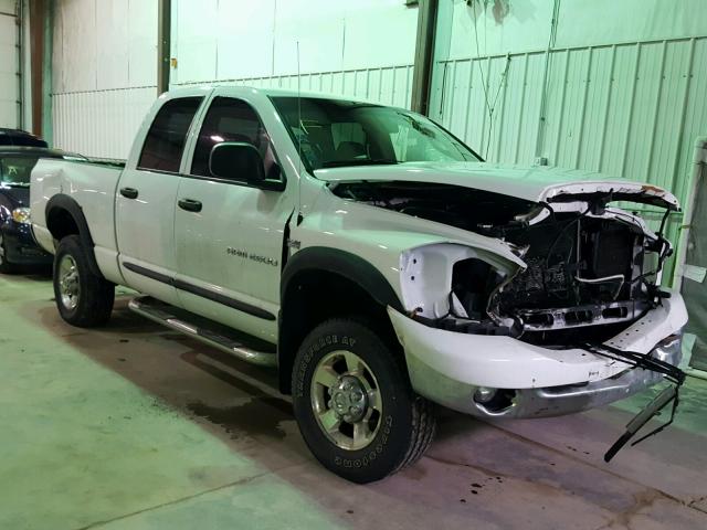 3D7KS28D46G104409 - 2006 DODGE RAM 2500 S თეთრი ფოტო 1