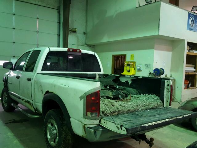 3D7KS28D46G104409 - 2006 DODGE RAM 2500 S თეთრი ფოტო 3