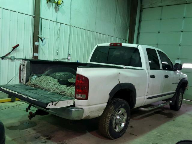 3D7KS28D46G104409 - 2006 DODGE RAM 2500 S თეთრი ფოტო 4