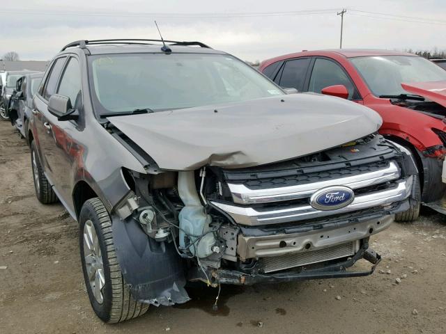 2FMDK4JC3CBA76953 - 2012 FORD EDGE SEL GRAY photo 1