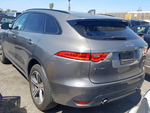 SADCL2FX4JA269543 - 2018 JAGUAR F-PACE R - GRAY photo 3