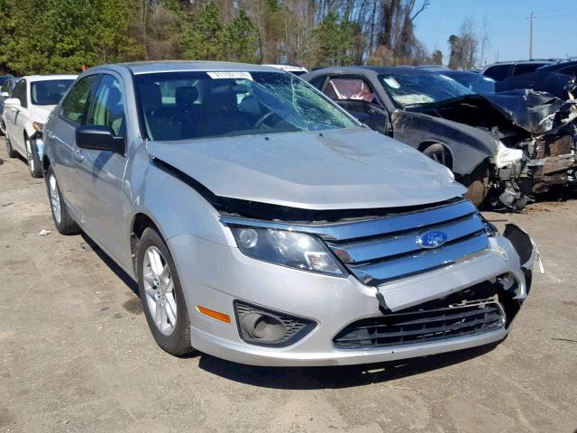 3FAHP0GA2BR287511 - 2011 FORD FUSION S SILVER photo 1