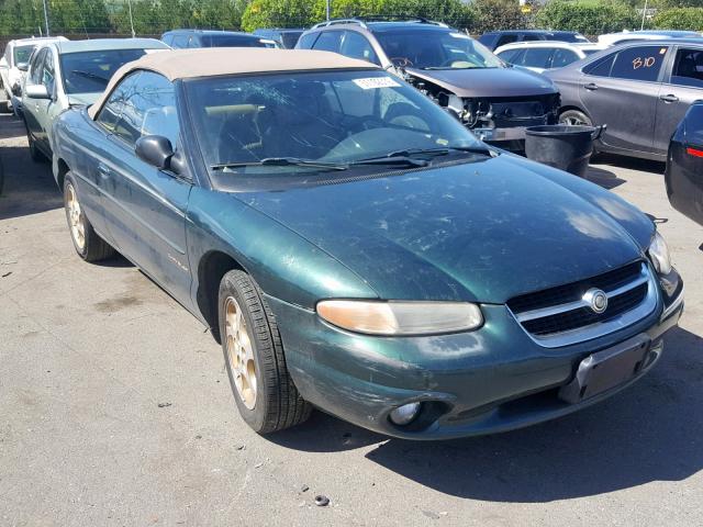 3C3EL55H0WT208873 - 1998 CHRYSLER SEBRING JX GREEN photo 1