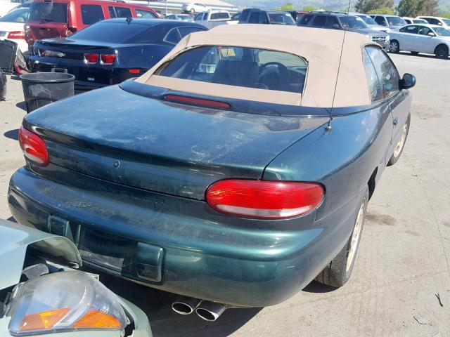 3C3EL55H0WT208873 - 1998 CHRYSLER SEBRING JX GREEN photo 4