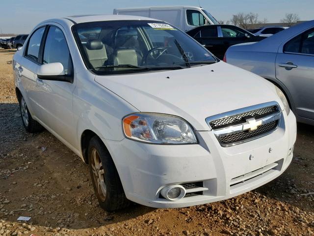 KL1TG5DE0BB147638 - 2011 CHEVROLET AVEO LT WHITE photo 1