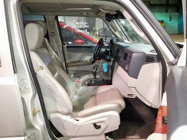 1J8HG58P27C520506 - 2007 JEEP COMMANDER GOLD photo 5
