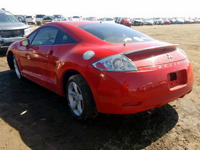 4A3AK24F66E033358 - 2006 MITSUBISHI ECLIPSE GS RED photo 3