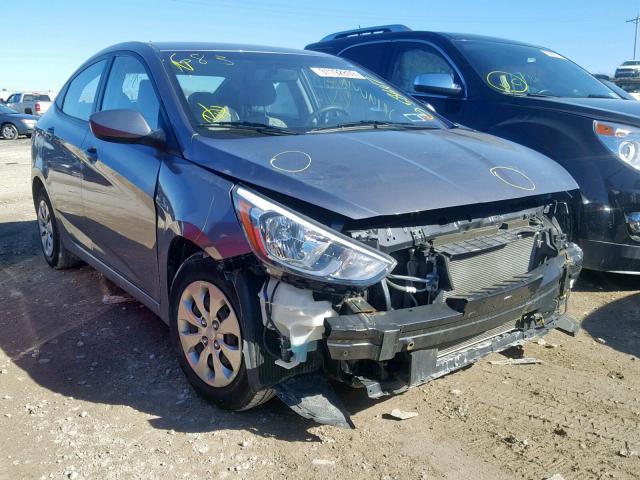 KMHCT4AE3GU003463 - 2016 HYUNDAI ACCENT SE SILVER photo 1