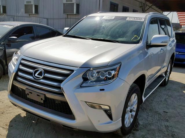 JTJBM7FX8F5107073 - 2015 LEXUS GX SILVER photo 2