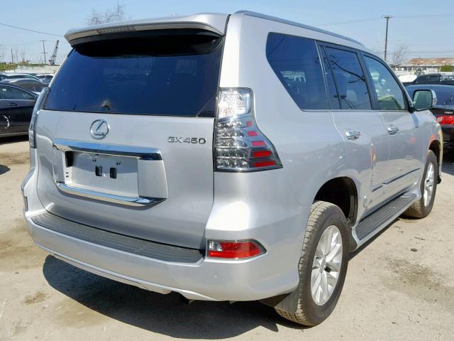 JTJBM7FX8F5107073 - 2015 LEXUS GX SILVER photo 4